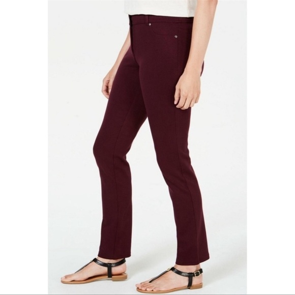 STYLE & CO CURVY SKINNY LEG MID RISE TUMMY CONTROL CURVY FIT SIZE 4 NEW - Picture 13 of 14